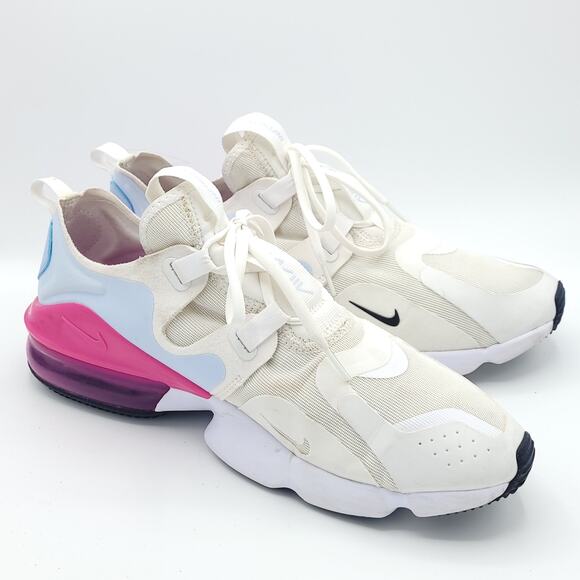 Nike Air Max Infinity White Fire Pink  Running womens size 12 - Picture 3 of 9